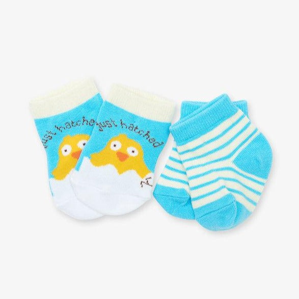 
                
                    Load image into Gallery viewer, Just Hatched 2-Pack Baby Sock
                
            