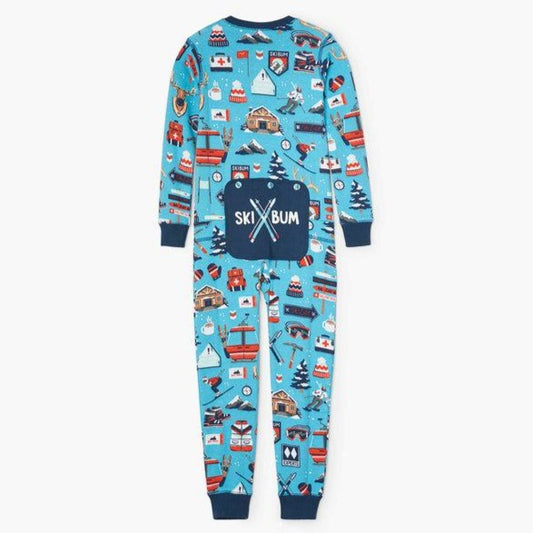 Blue Ski Holiday Kid's Union Suit