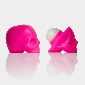 Pink Skull Lip Balm 100 % Natural Mint/Vanilla/Passion Fruit: Passion Fruit
