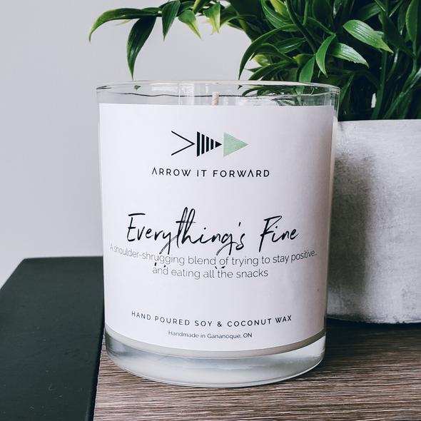 ARROW IT FORWARD 8oz Soy Candle Tumbler