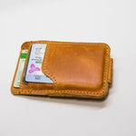 Leather EYOB Magnet Clip Wallet