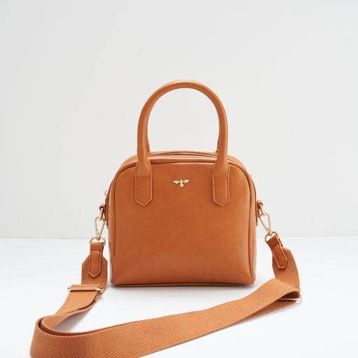 Fable England - Eloise Mini Bowling Bag Tan