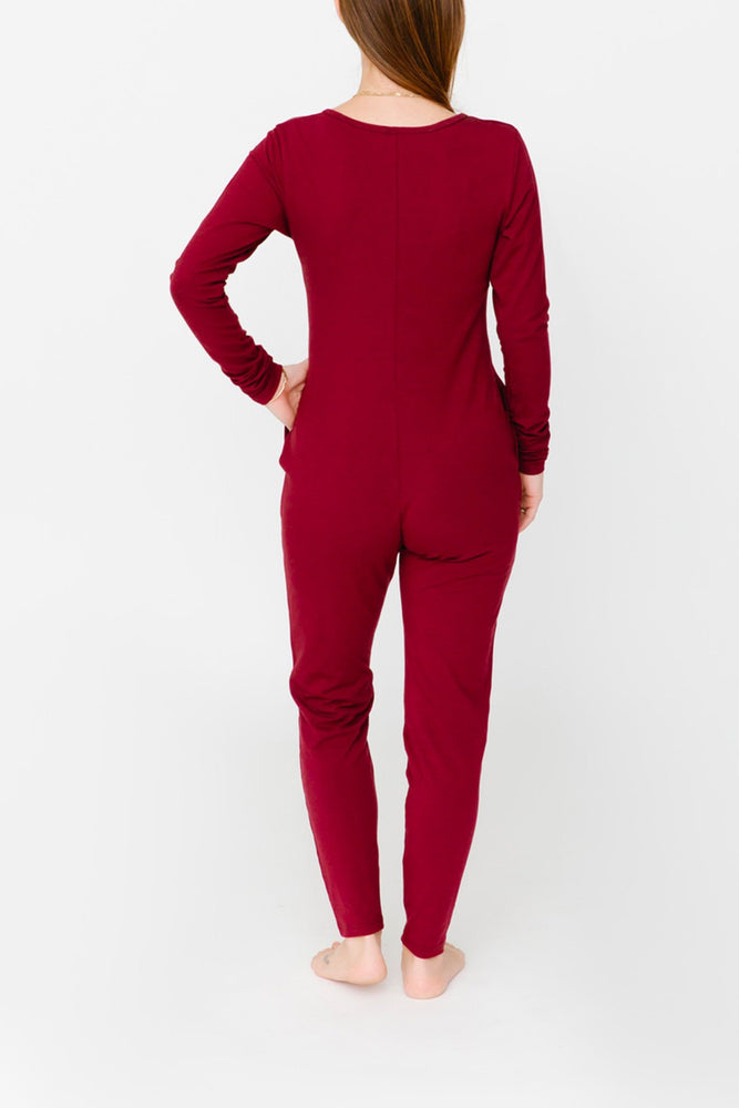
                
                    Load image into Gallery viewer, Smash+Tess FRIDAY ROMPER IN BOLD BURGUNDY
                
            