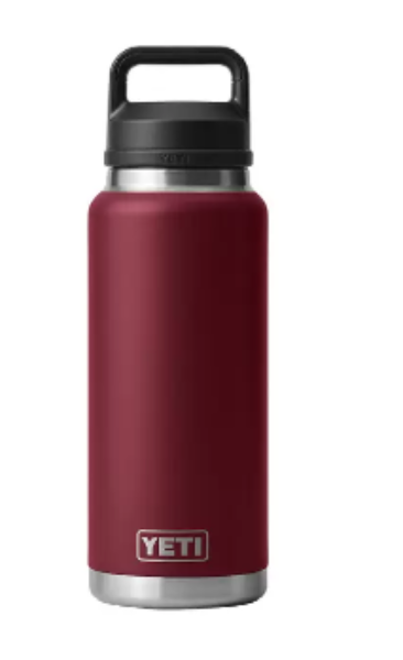
                
                    Load image into Gallery viewer, YETI 36oz/1L bottle with chug cap in harvest red
                
            