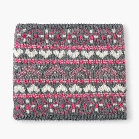 Winter Hearts Fleece Lined Neck Warmer