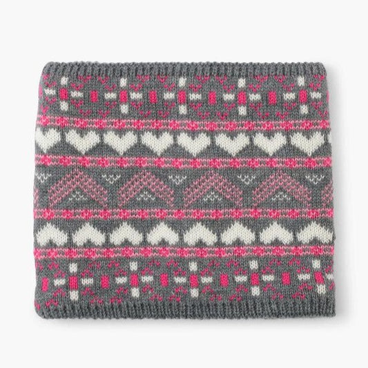 Winter Hearts Fleece Lined Neck Warmer