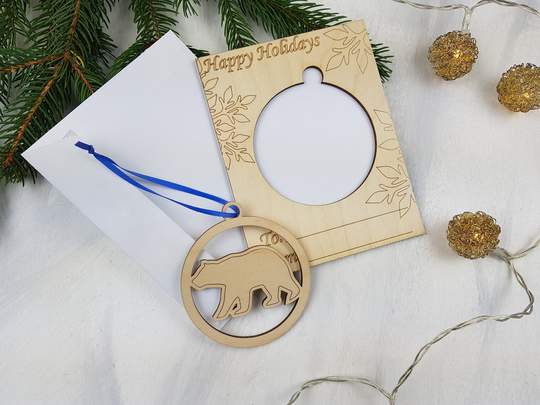 Wooden Ornament Cards