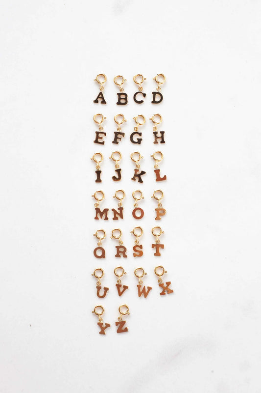 Letter 14k gold-filled alphabet letter charms