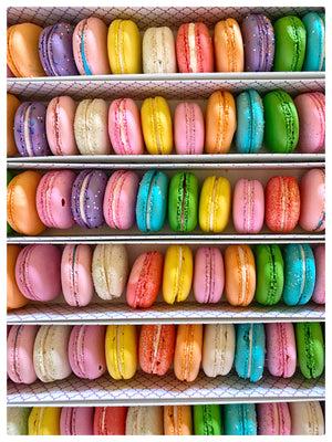 macarons available in six and 12 packs at the County Emporium beautiful colours holiday flavours available in tears and Party Favour two packs with advanced request