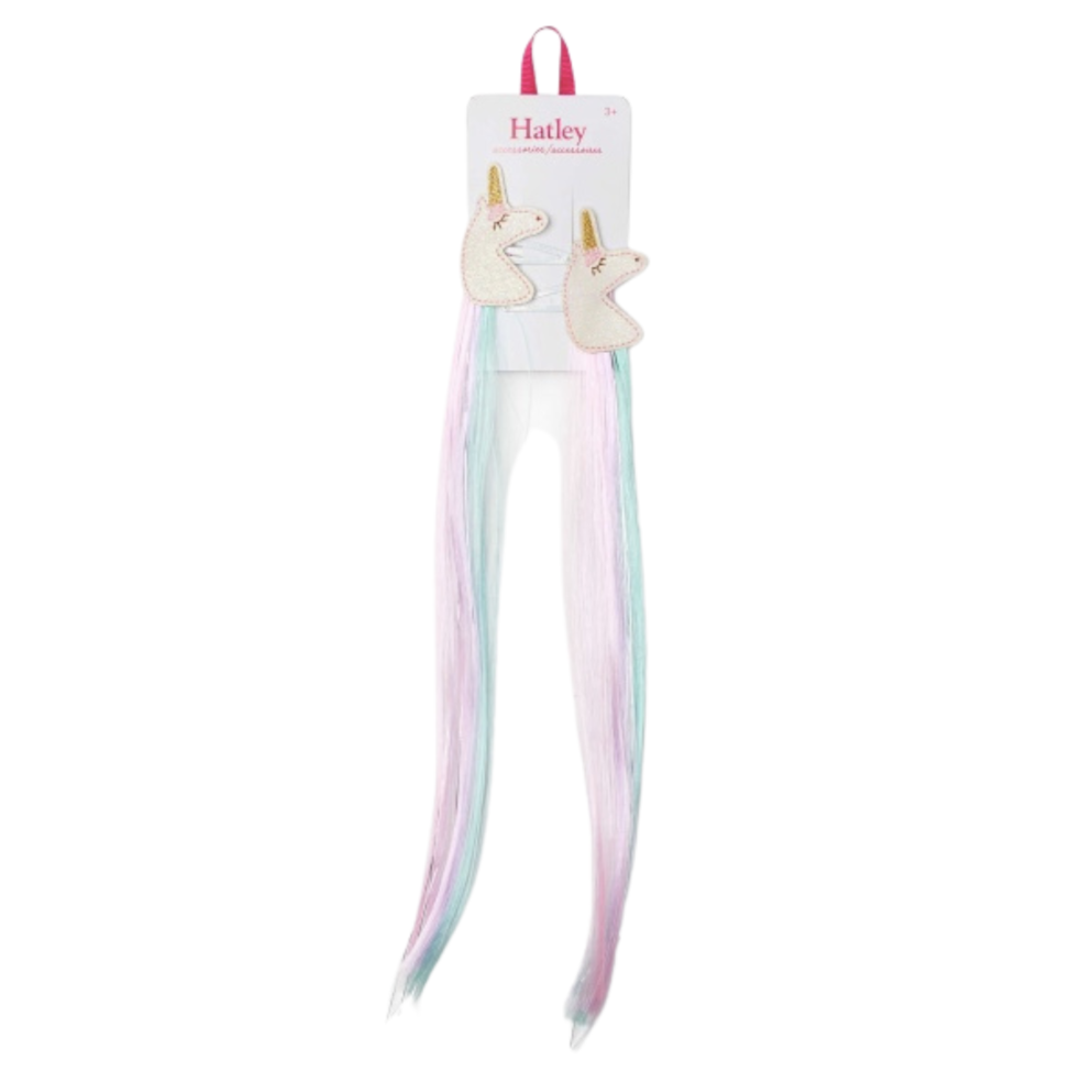 Unicorn 2 Pack Faux Hair Clip In Extension