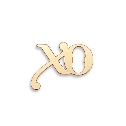 Gold XO Bottle Opener