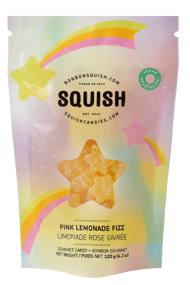 SQUISH Pink Lemonade Fizz - Vegan Gummies