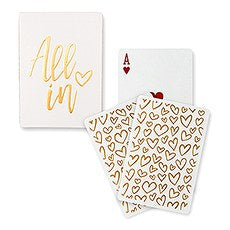 Gold Foil All In Playing Cards