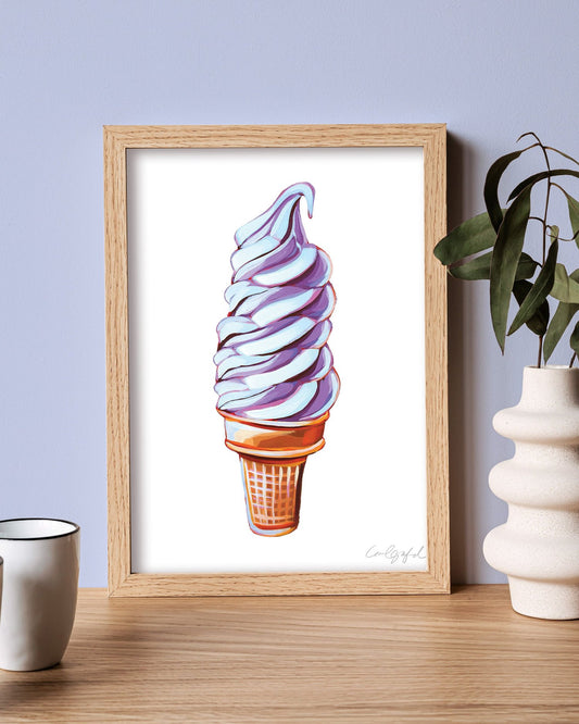 Curated Art Prints: Soft Serve