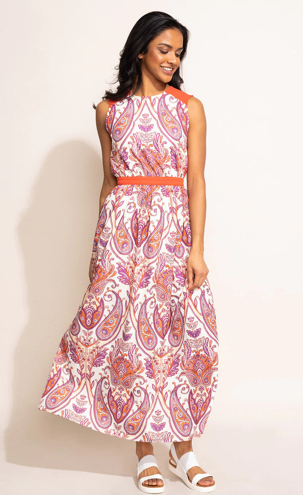 
                
                    Load image into Gallery viewer, Pink Martini - The Paisley Maxi dress
                
            