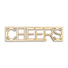 Gold Cheers Bottle Opener