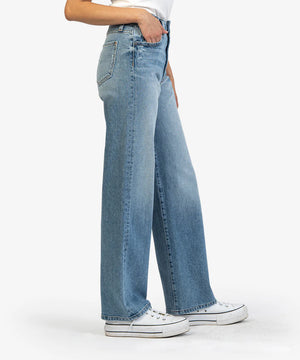 KUT From The Kloth - Sienna High Rise/ Wide Leg - Coach Wash