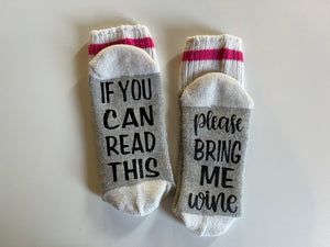 
                
                    Load image into Gallery viewer, ‘If you can read this’ socks
                
            