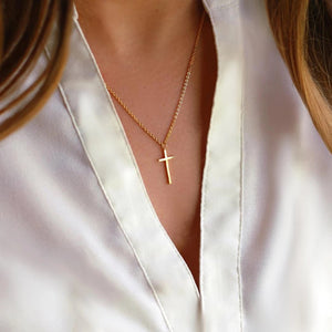 
                
                    Load image into Gallery viewer, Cross Pendant Necklace
                
            
