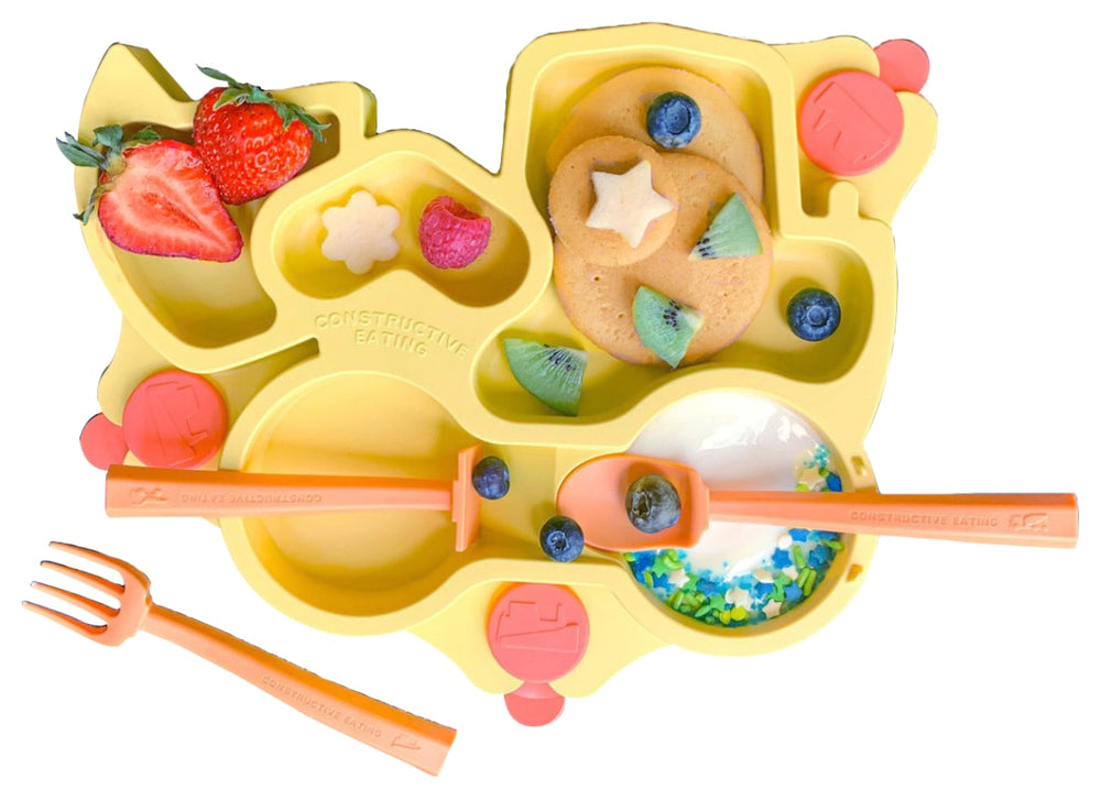 Constructive Eating: Baby Construction Site Plate