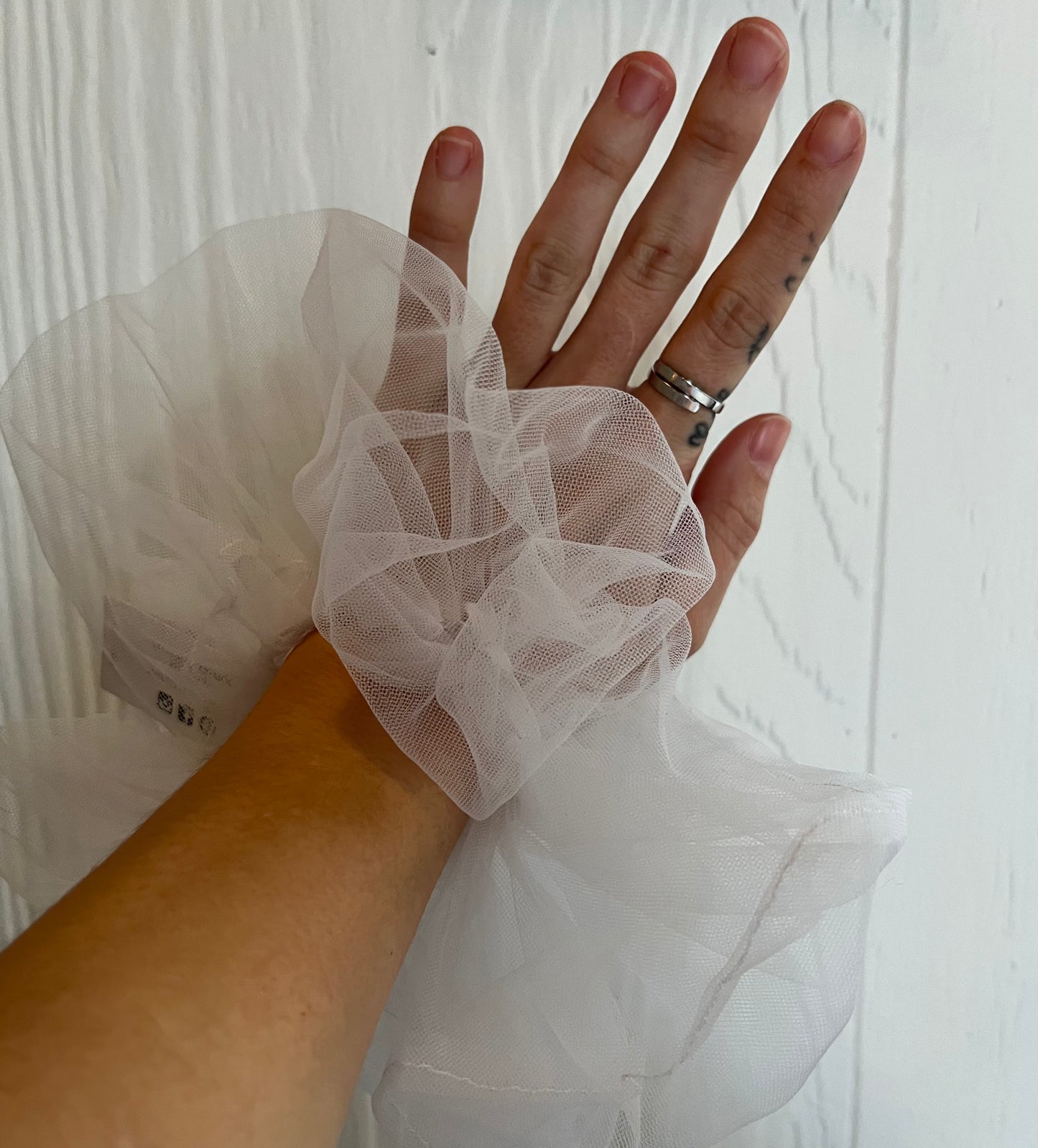 Cloud Tulle Scrunchies