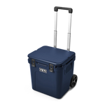 Yeti roadie 48 navy wheeled bear proof bad ass, save the day beach, ready parent approved, toddler ready cooler