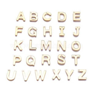 Minted Mama Golden Alphabet Charms with Clasp