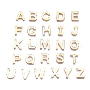 Minted mama golden alphabet charms with clasp