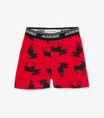 Moose on Red Boy's Boxers