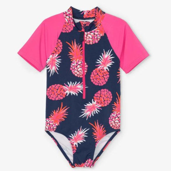 Party Pineapples Rashguard One Piece Hatley