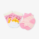 Pink Just Hatched 2-Pack Baby Sock