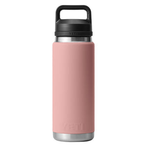 YETI 26oz/769mL bottle with chug cap in sandstone pink