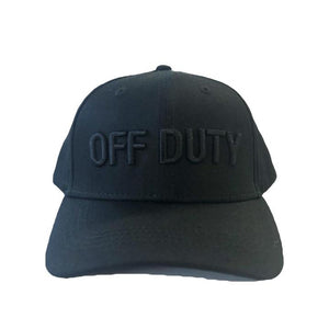 Portage and main black ball cap off duty made in Canada