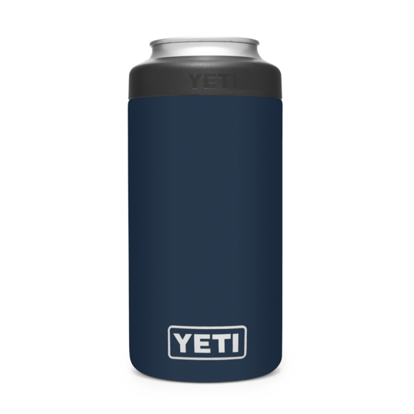 tall boy colster yeti beer tall can holder navy