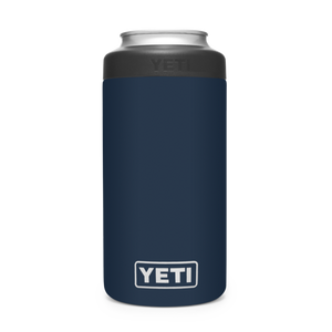 tall boy colster yeti beer tall can holder navy