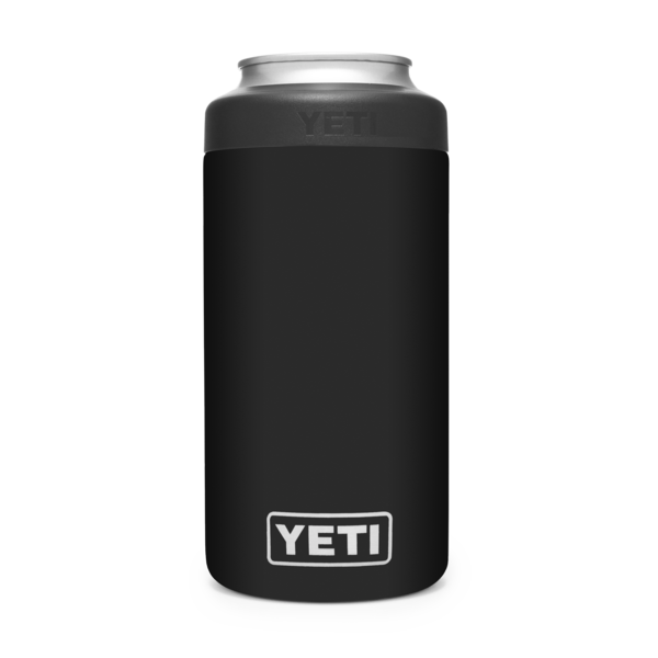 tall boy colster yeti beer tall can holder black