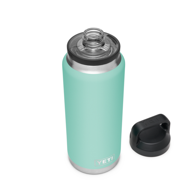 YETI 36oz/1L bottle with chug cap in seafoam