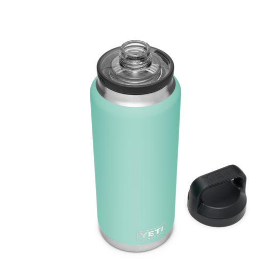 YETI 36oz/1L bottle with chug cap in seafoam